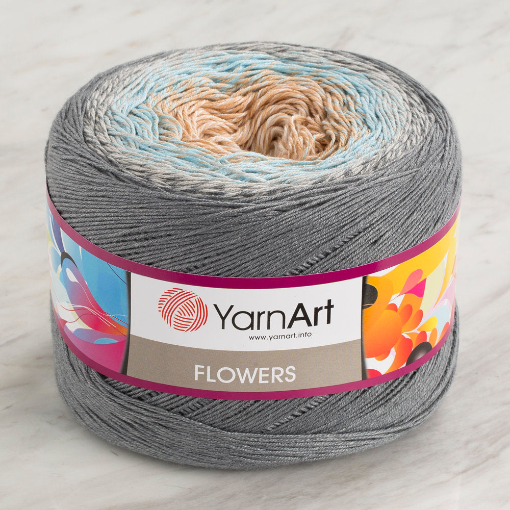 Yarnart Flowers Ebruli 250gr El Örgü İpi - 268